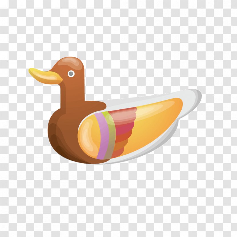 Mandarin Duck Euclidean Vector - Livestock - Brown Transparent PNG