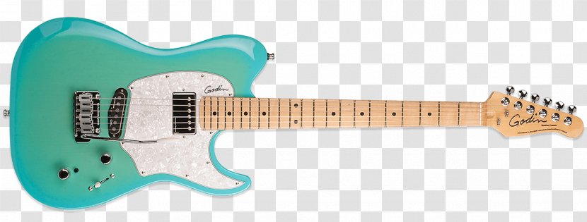 Godin Session Custom TriplePlay Electric Guitar Multiac Series - Fender Musical Instruments Corporation Transparent PNG