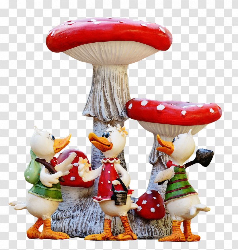 Garden Gnome Monarch Figurine January - Bhagavan - Mushrooms Transparent PNG