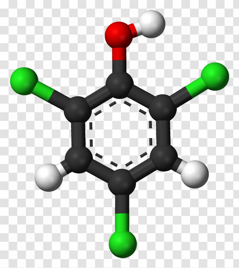 Benzoic Acid Ball-and-stick Model Carboxylic Molecule - Watercolor Transparent PNG