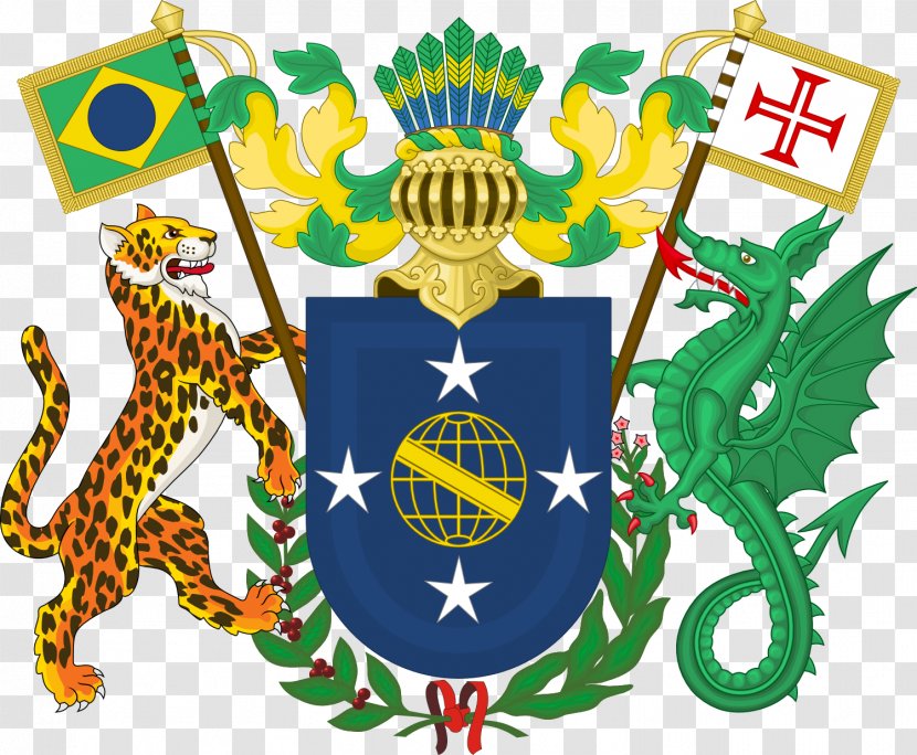 Kingdom Of Brazil Coat Arms History Transparent PNG
