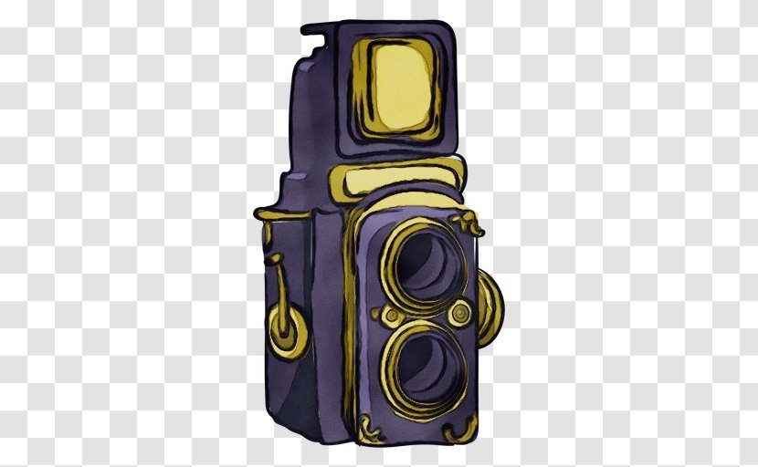 Camera Lens - Reflex - Yellow Purple Transparent PNG