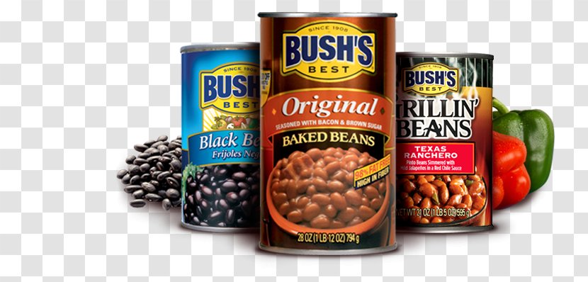 Baked Beans Food Bush Brothers And Company Canning Baking - Vegetable - Parking Brake Transparent PNG