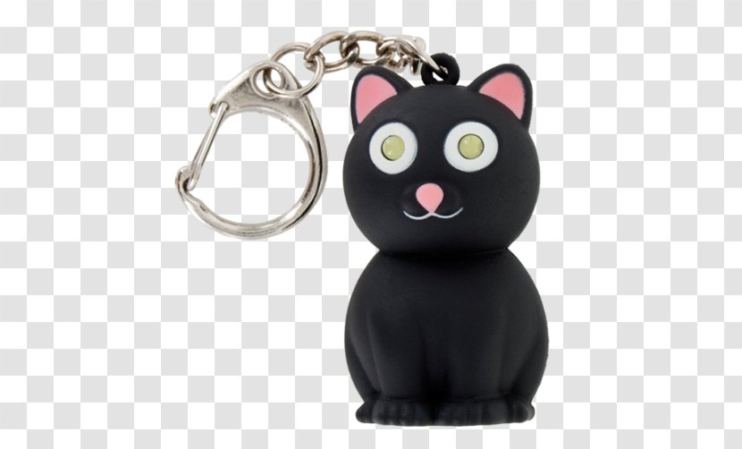 Key Chains Cat Keyring Black Clothing Accessories Transparent PNG