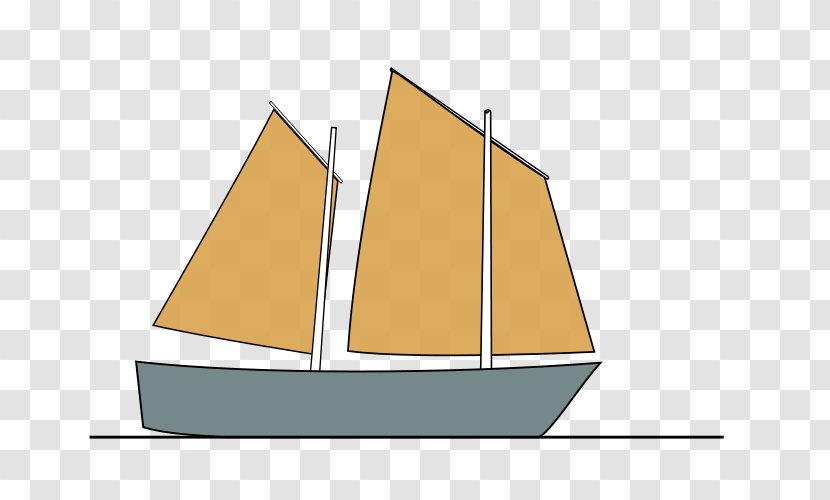 Sail Lugger Yawl Schooner Brigantine - Caravel - Rigging Transparent PNG