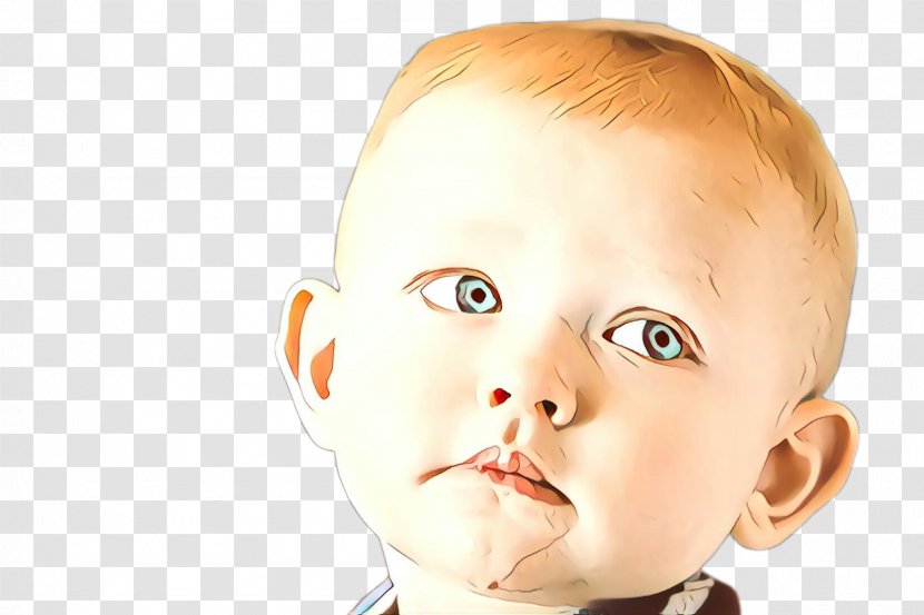 Face Child Nose Cheek Forehead - Mouth Ear Transparent PNG