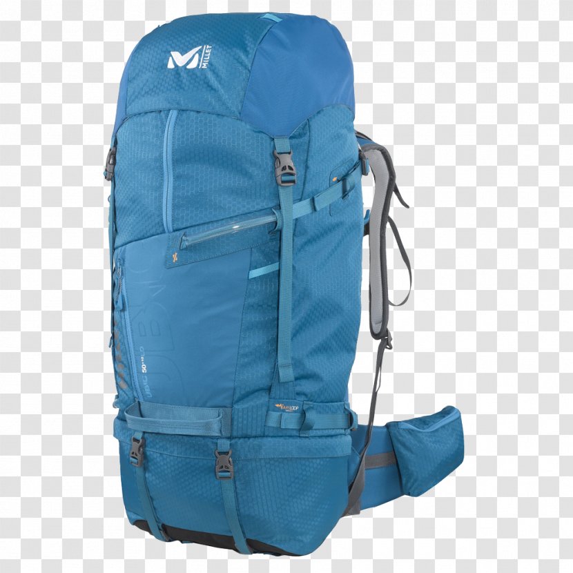 Backpack Millet Travel Discounts And Allowances Liter - Electric Blue Transparent PNG