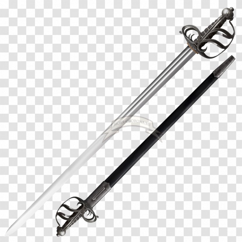 Knife Backsword Basket-hilted Sword Cold Steel - Longsword - Swords Transparent PNG