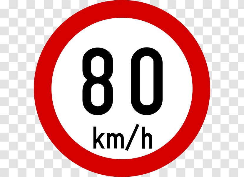 Ireland Traffic Sign Speed Limit Kilometer Per Hour Road - Brand Transparent PNG