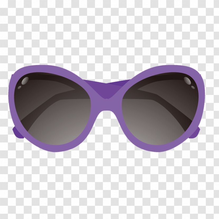 Sunglasses Goggles Designer - Purple Transparent PNG