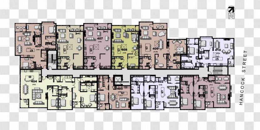 Floor Plan House Condominium - Architecture Transparent PNG