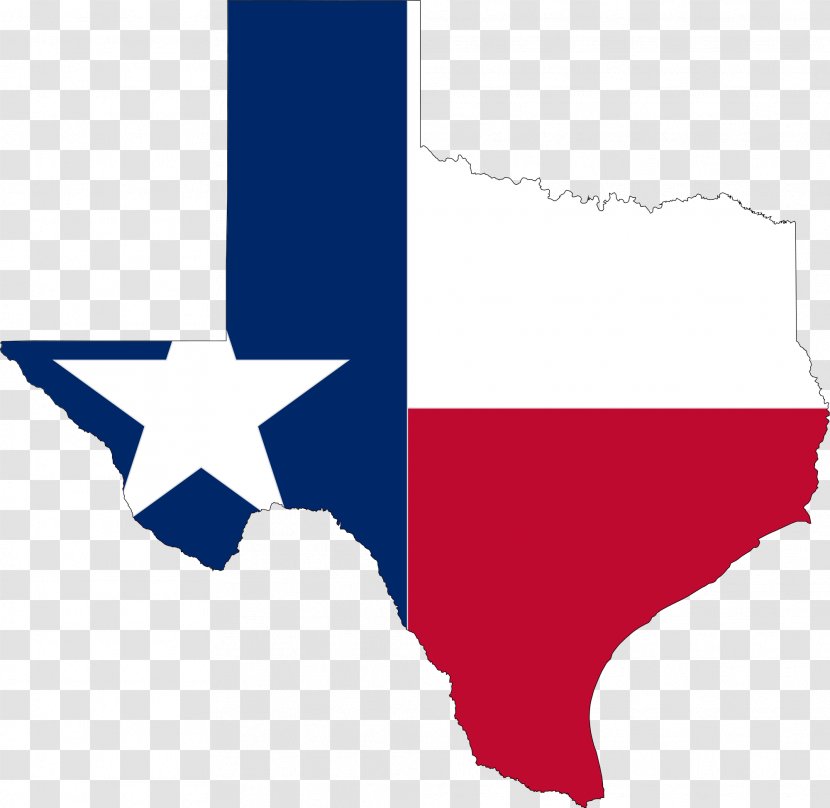 Flag Of Texas Vector Map Transparent PNG