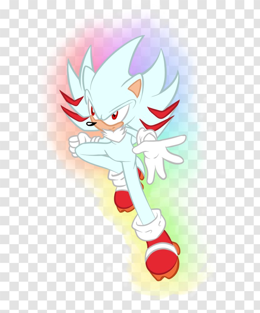 Sonic And The Secret Rings Hedgehog Drawing - Silhouette - Thanks For 1000 Likes Transparent PNG