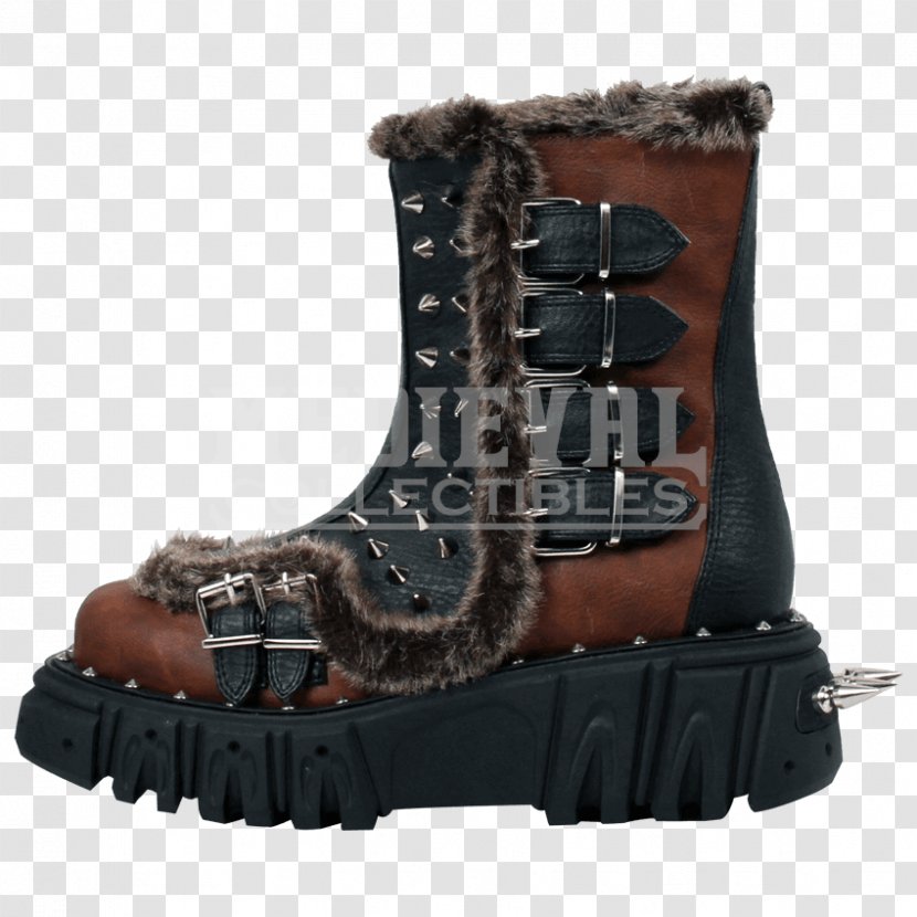 Snow Boot Shoe Fur - Footwear - Platform Shoes Transparent PNG