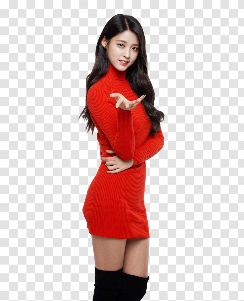 Seolhyun AOA Korean Idol K-pop Good Luck - Heart - Aoa Transparent PNG