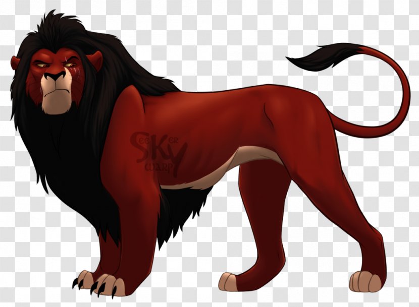 Scar Mufasa Nala Lion Sarabi - Big Cats - Black Gorilla Transparent PNG