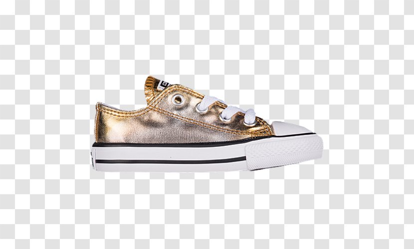 Sports Shoes Chuck Taylor All-Stars Converse Clothing - Trainers - Gold Metallic Tennis For Women Transparent PNG
