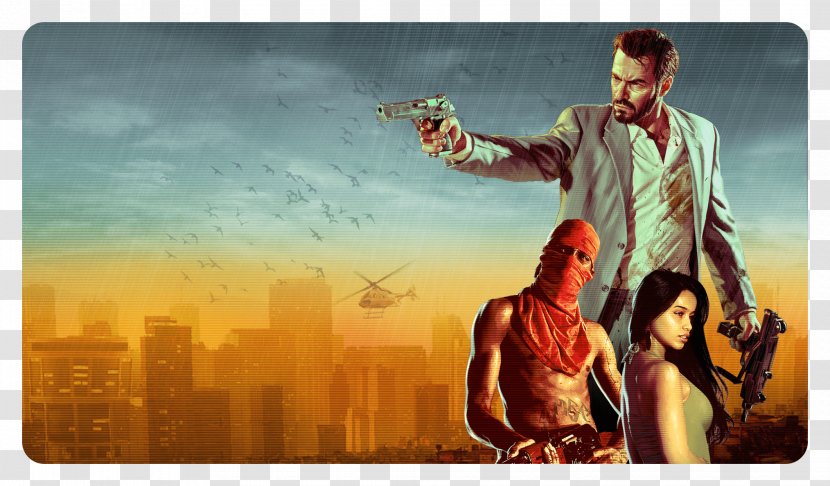 Max Payne 3 PlayStation Xbox 360 High-definition Television - Highdefinition Transparent PNG