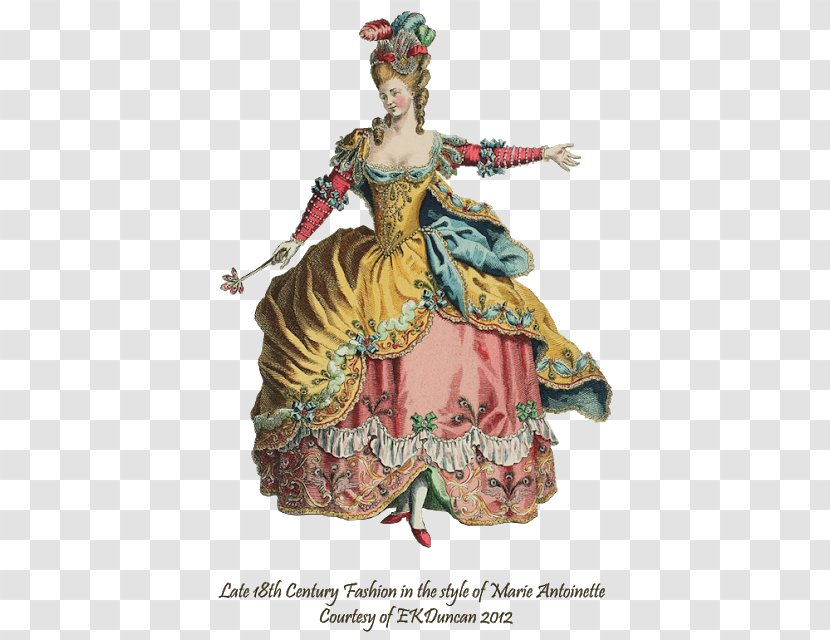 Costume Design France 18th Century - Dancing Queen Transparent PNG