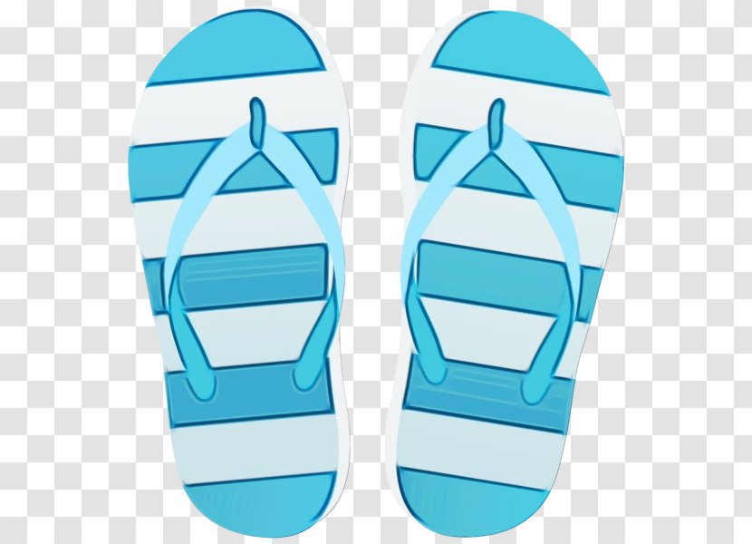 Beach Cartoon - Thewhitebrand Womens Please Slides - Teal Turquoise Transparent PNG