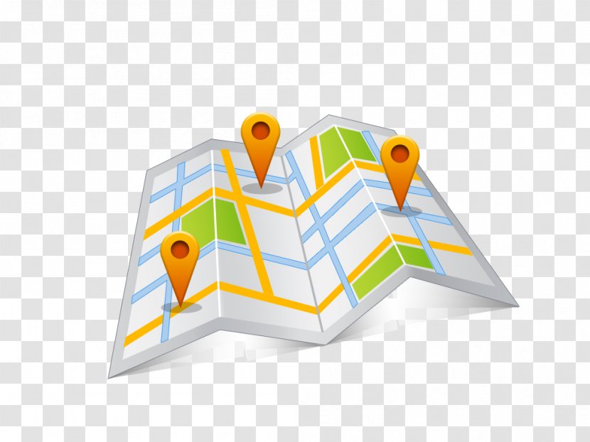 Google Maps Road Map Icon - Wing - Paper And Pointer Transparent PNG