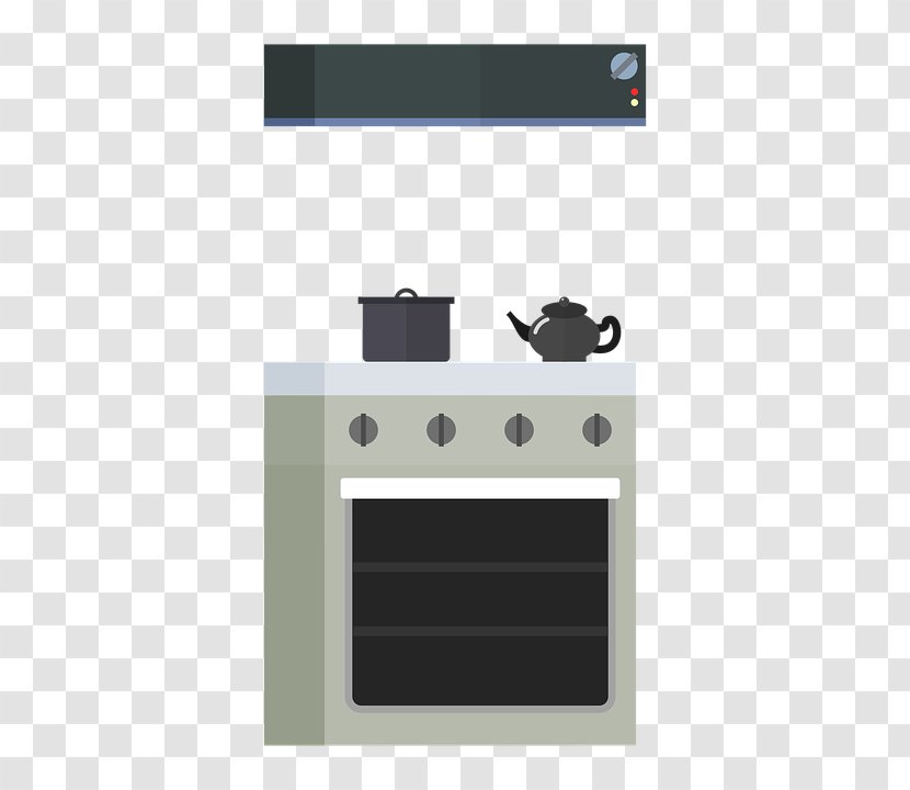 Exhaust Hood Kitchen Cooking Ranges Stove Home Appliance - Cartoon Transparent PNG
