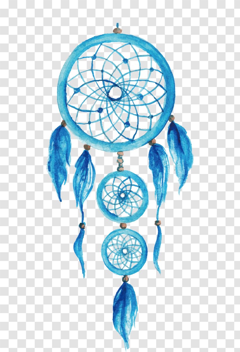 Dreamcatcher Illustration - Butterfly Net - Vector Hand-painted Watercolor Transparent PNG