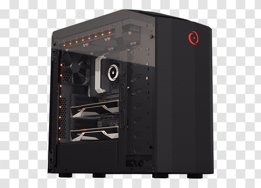 Computer Cases & Housings System Cooling Parts Gaming Desktop Computers Personal - Origin Pc Case Transparent PNG