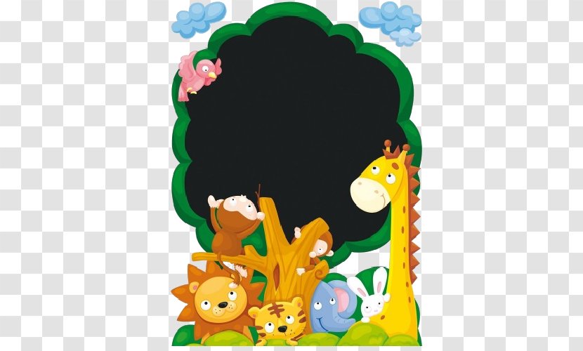 Sticker Tree Child Pyssla Animal - Tropical Rainforest Transparent PNG