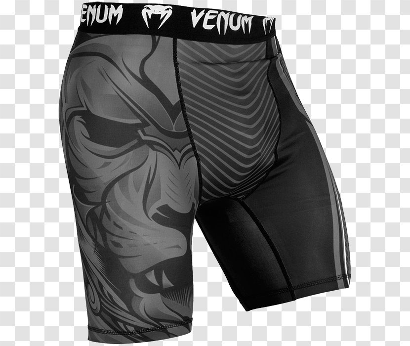 Venum Bloody Roar Dry Tech Compression Vale Tudo Fight Shorts Mixed Martial Arts Clothing Girzzli Mid-Thigh Speed Grip Closure MMA - Cartoon - Black...Mixed Transparent PNG