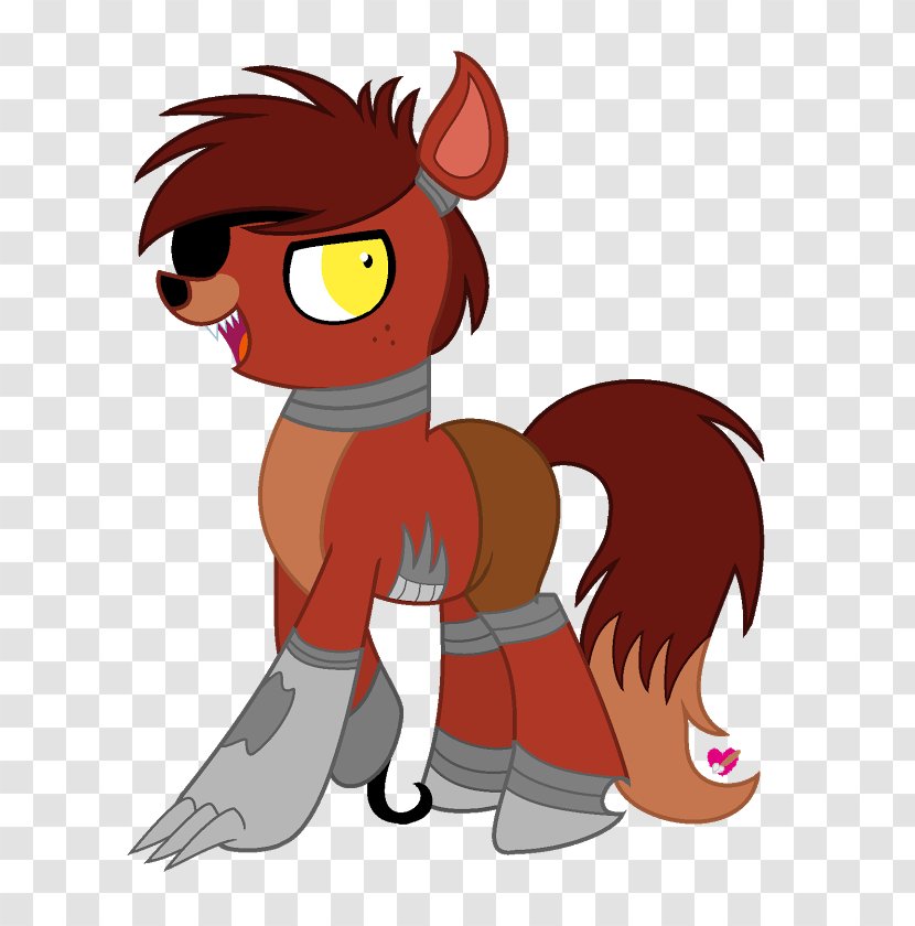 Pony Mustang Five Nights At Freddy's Mane Rainbow Dash - Heart Transparent PNG