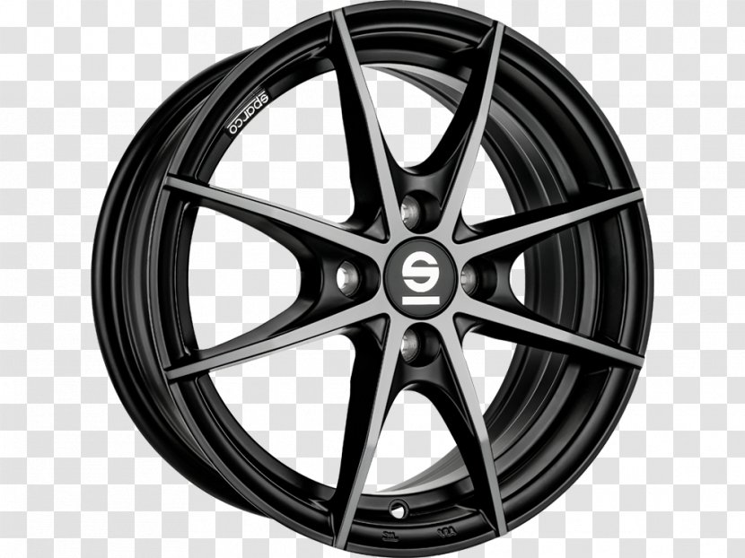 Sparco Trofeo 4 5 Alloy Wheel - Black Transparent PNG