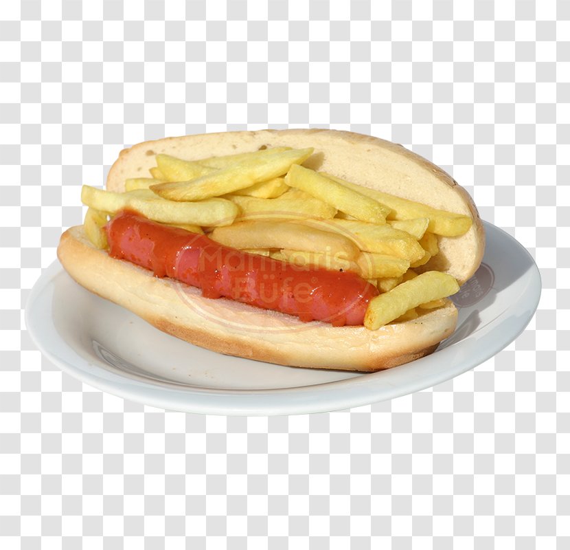 French Fries Breakfast Sandwich Cheeseburger Chicago-style Hot Dog Full - Junk Food Transparent PNG