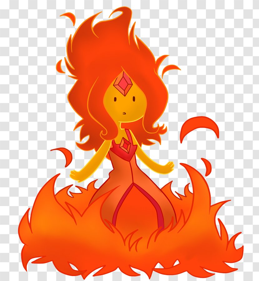 Flame Princess Finn The Human Fire Fan Art - Legendary Creature Transparent PNG