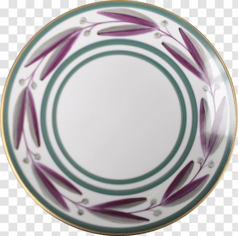 Plate Purple Tableware Transparent PNG