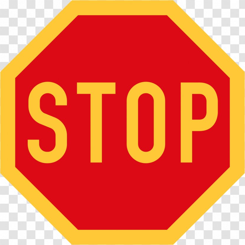 Nigeria Traffic Sign Logo Stop - Yellow Transparent PNG