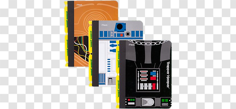 R2-D2 Anakin Skywalker Paper Trapper Keeper Ring Binder - Star Wars Transparent PNG