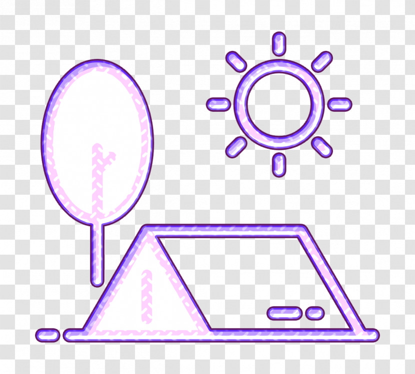 Nature Icon Camping Icon Tent Icon Transparent PNG