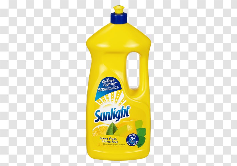 Dishwashing Liquid Sunlight Dishwasher Detergent - Palmolive - Lemon Transparent PNG