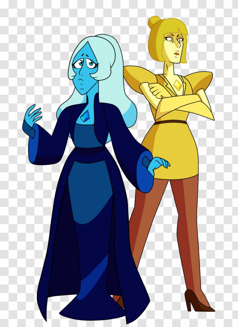 Blue Diamond Color Yellow Azure - Silhouette Transparent PNG