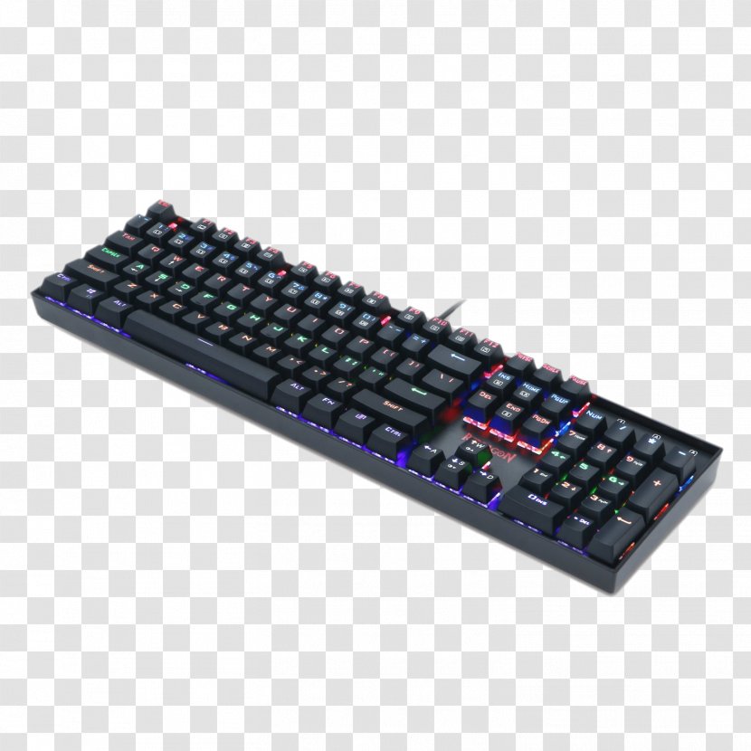 Computer Keyboard Redragon K552 KUMARA Corsair Gaming STRAFE RGB Logitech Illuminated K740 - Kumara - Led Headset Stand Transparent PNG