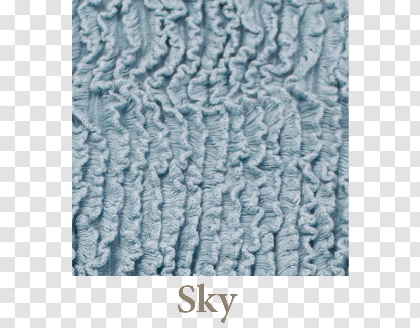 Knitting Afghan Margo Blue Wool - Sky - Thrown Ripples Transparent PNG