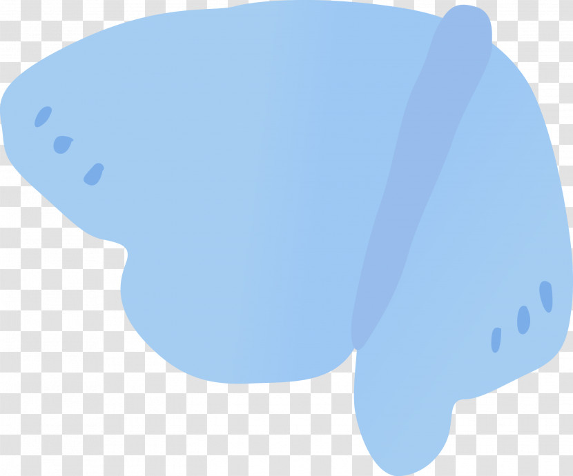 Blue Azure Manatee Transparent PNG