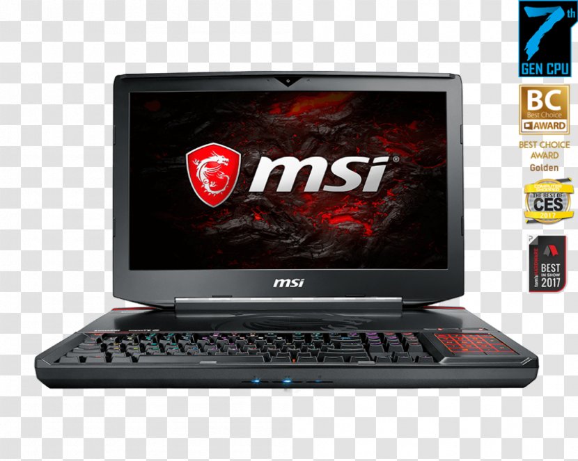 Laptop Intel Core I7 MSI GT83VR Titan SLI - Msi Gt83vr Sli Transparent PNG