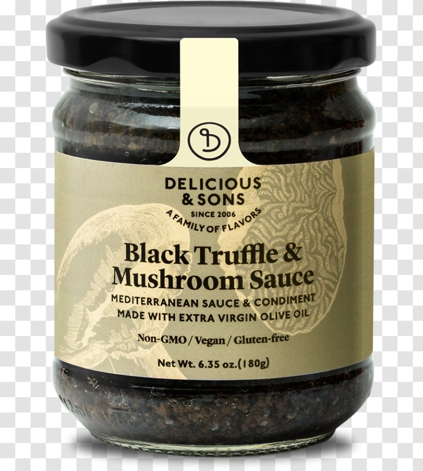 Chutney Périgord Black Truffle Sauce Edible Mushroom - Olive Oil Transparent PNG