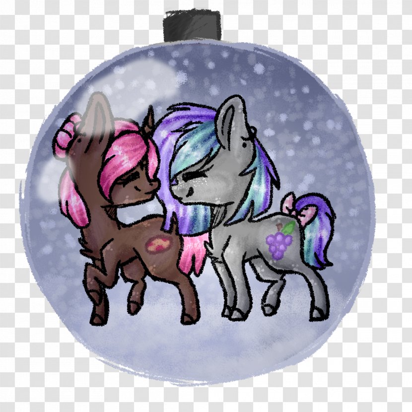 Christmas Ornament Santa Claus Day Clip Art Horse - Snow Globes - F K Globe Transparent PNG