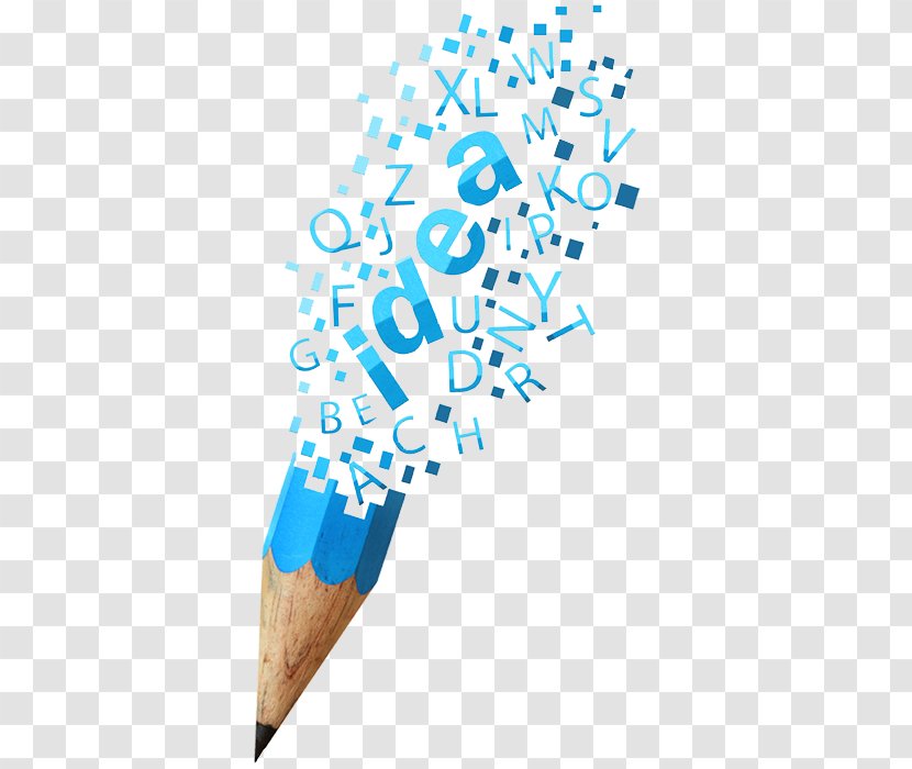 Pencil Creativity Drawing - Text Transparent PNG