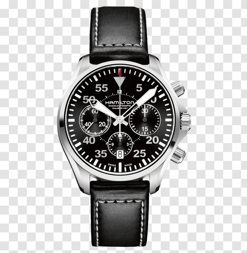 Hamilton Khaki Aviation Pilot Auto Chronograph Watch Company Men's X-Wind Chrono - Jewellery Transparent PNG