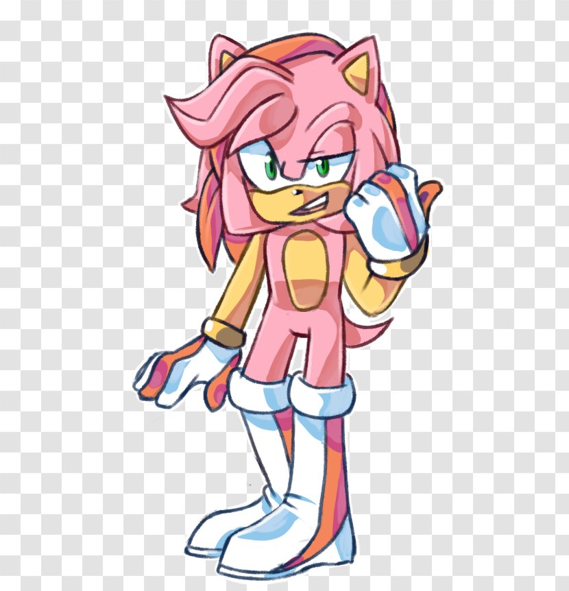 Clothing Accessories Line Art Cartoon Clip - Silhouette - Amy Rose Transparent PNG