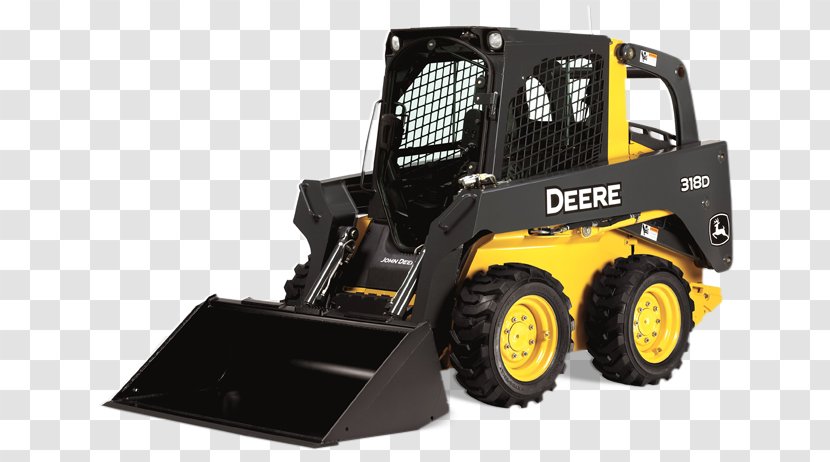 John Deere Skid-steer Loader Tracked Heavy Machinery - Hardware - Skid Steer Transparent PNG